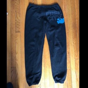 FREECITY Black Sweatpants